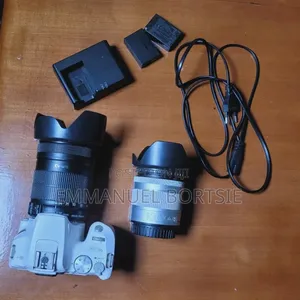 Canon 250d/ Rebel Sl3 With 18-55mm and 18-135mm Lens.