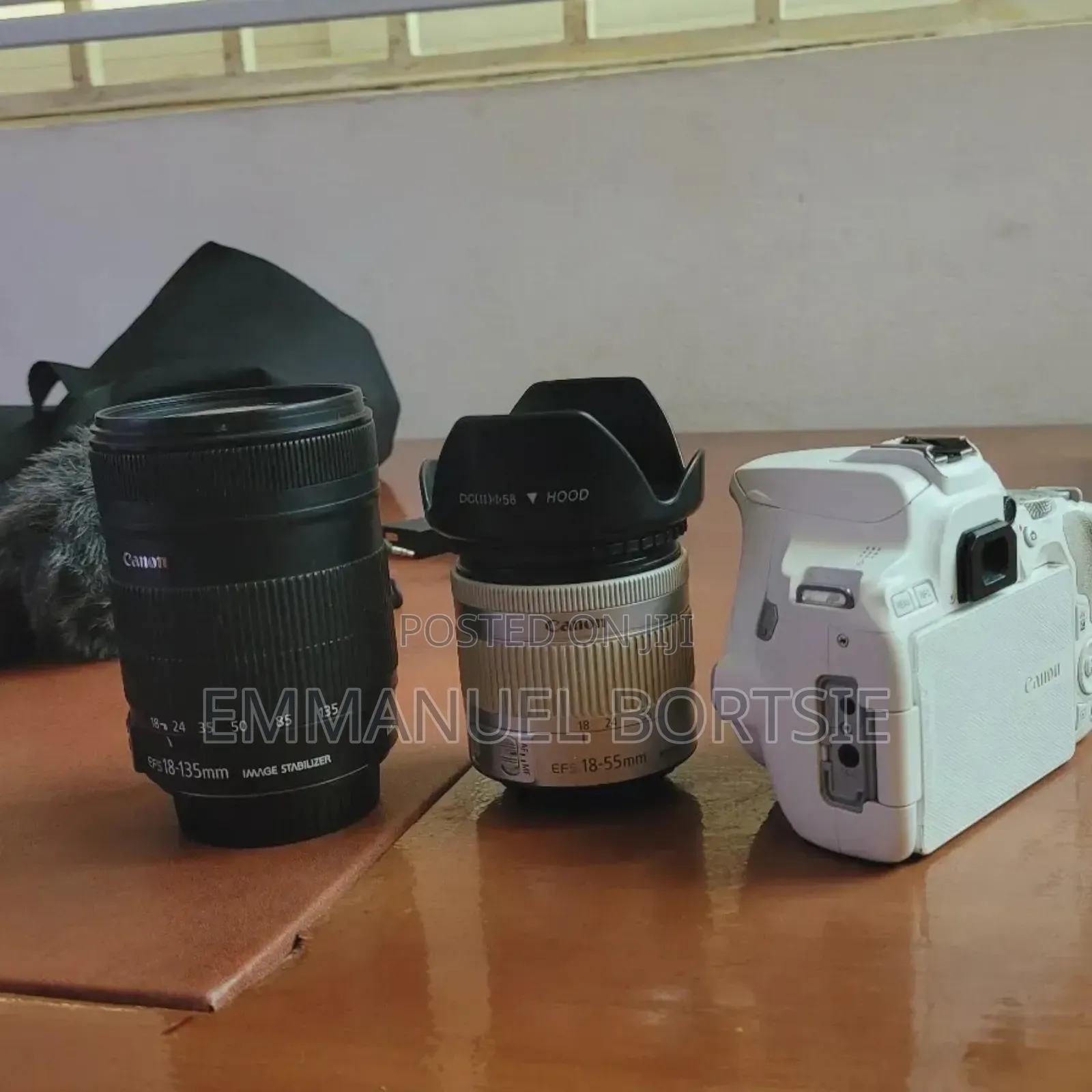 Canon 250d/ Rebel Sl3 With 18-55mm and 18-135mm Lens.