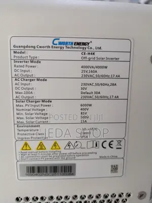 24v 4000w Hybrid Solar Inverter – Smart Power Solution