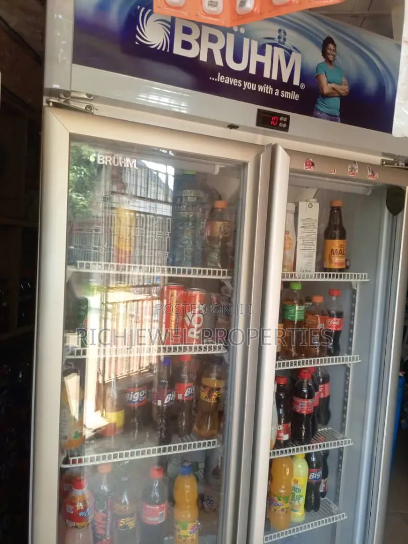 Bhrum Double Door Display Fridge 409l