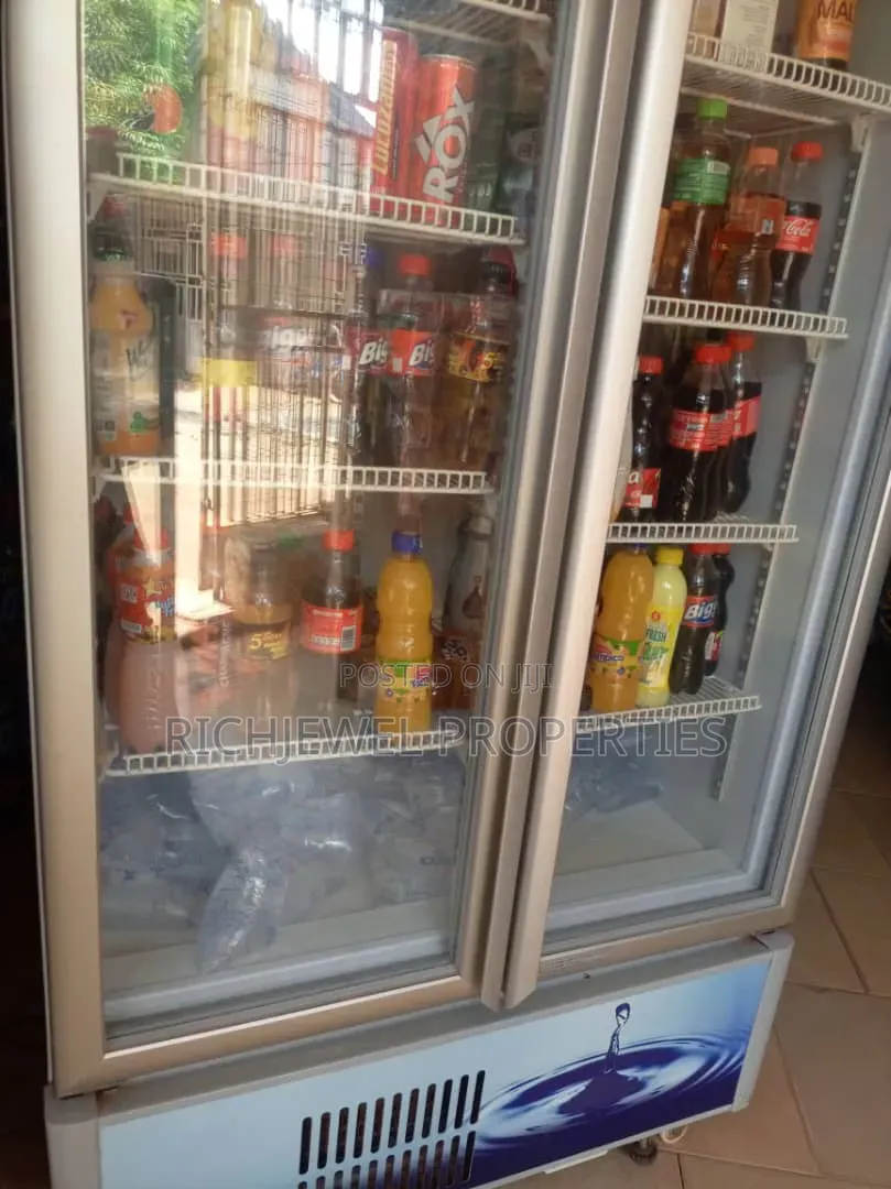 Bhrum Double Door Display Fridge 409l