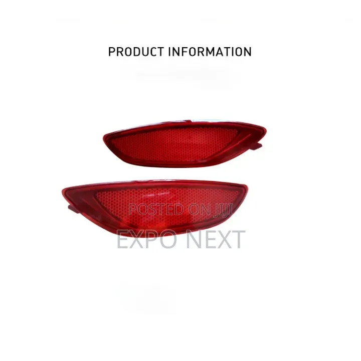 Tail Light Rear Bumper Lights Reflector for Accent 2012-2017