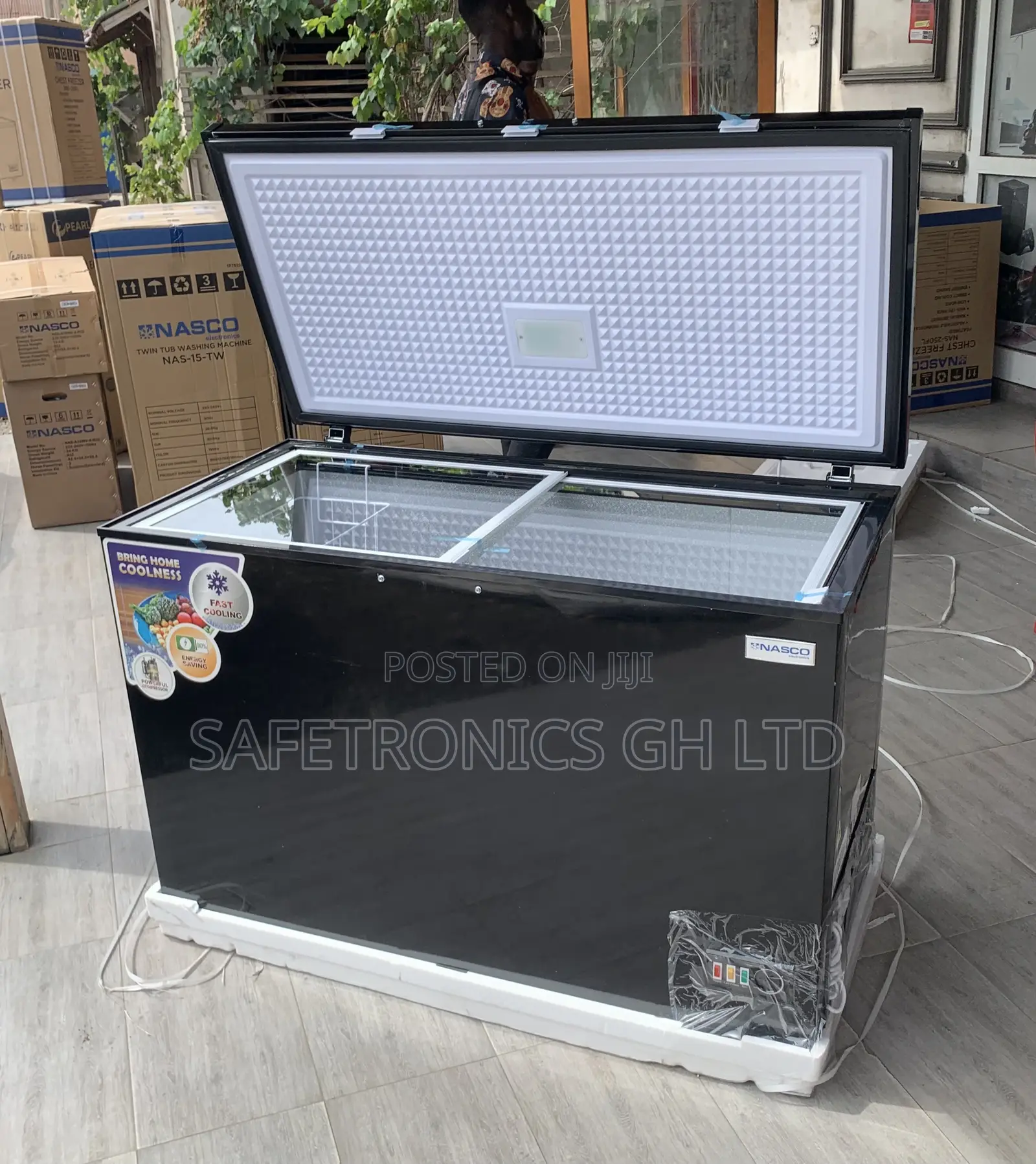 Get Accurate Nasco 400ltrs Chest Freezer Sku: Nas-475fl-B