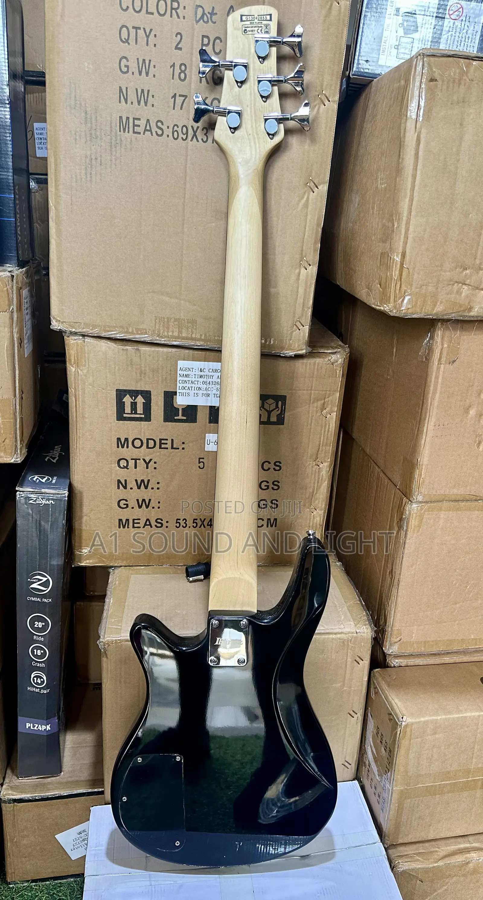 Ibanez Gio 5 Strings Passive Bass Guitar [Blue]