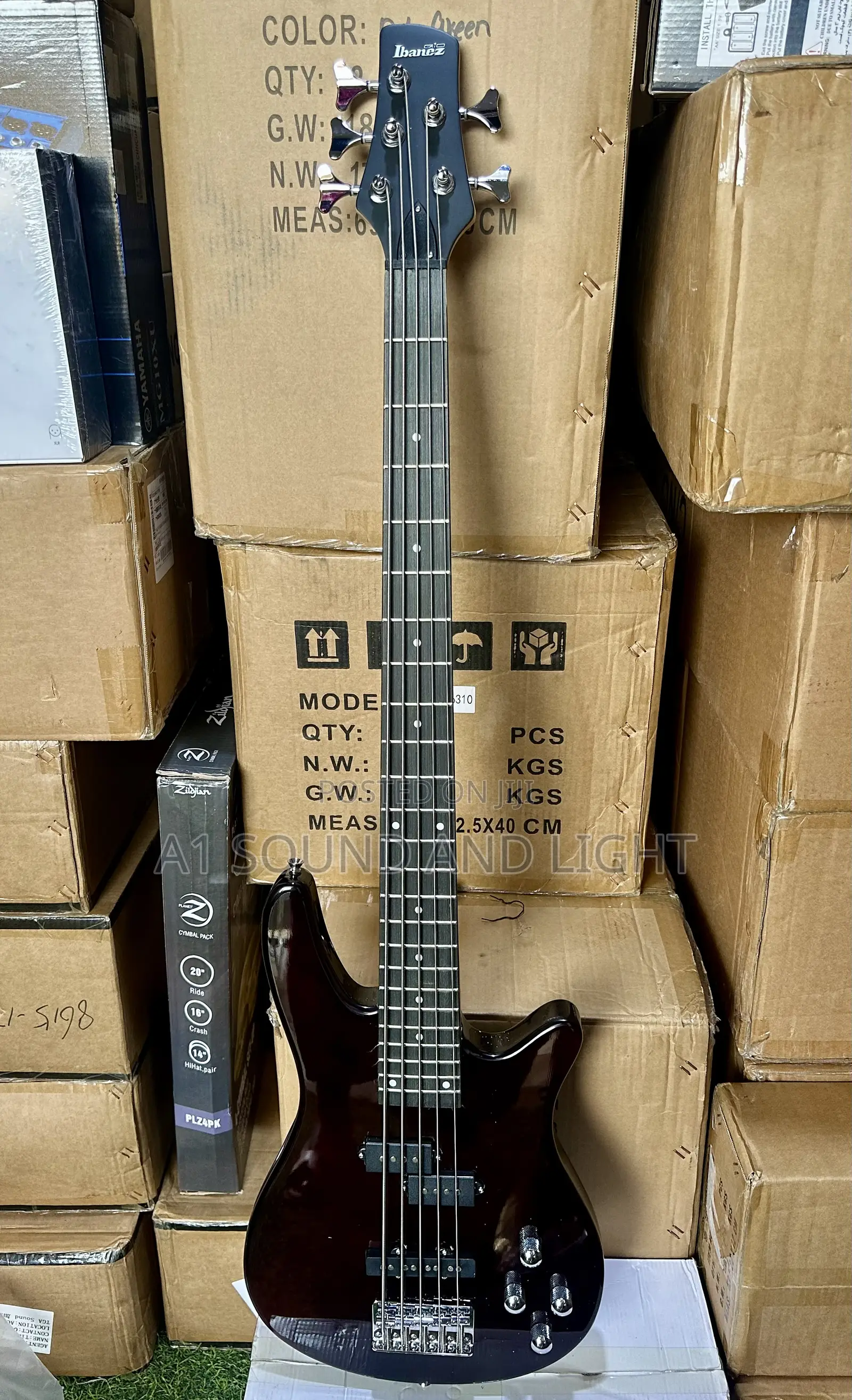 Ibanez Gio 5 Strings Passive Bass Guitar [Coffee Brown]