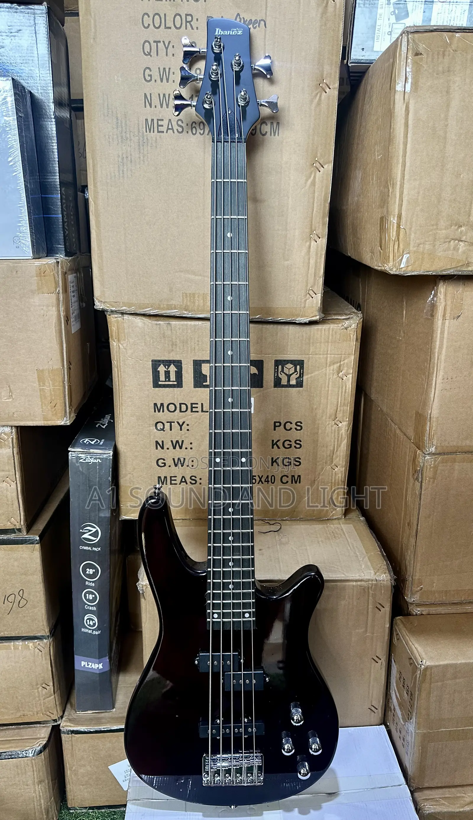 Ibanez Gio 5 Strings Passive Bass Guitar [Coffee Brown]
