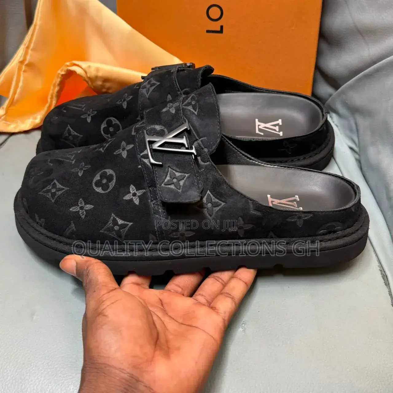 Louis Vuitton Easy Mule Black