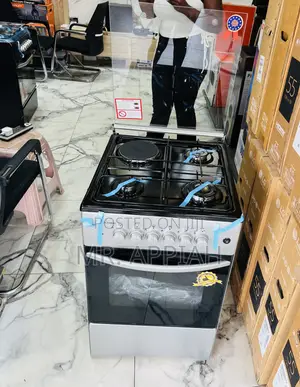 Classic Volcano Freestanding 3 Gas With 1 Electric Burner 