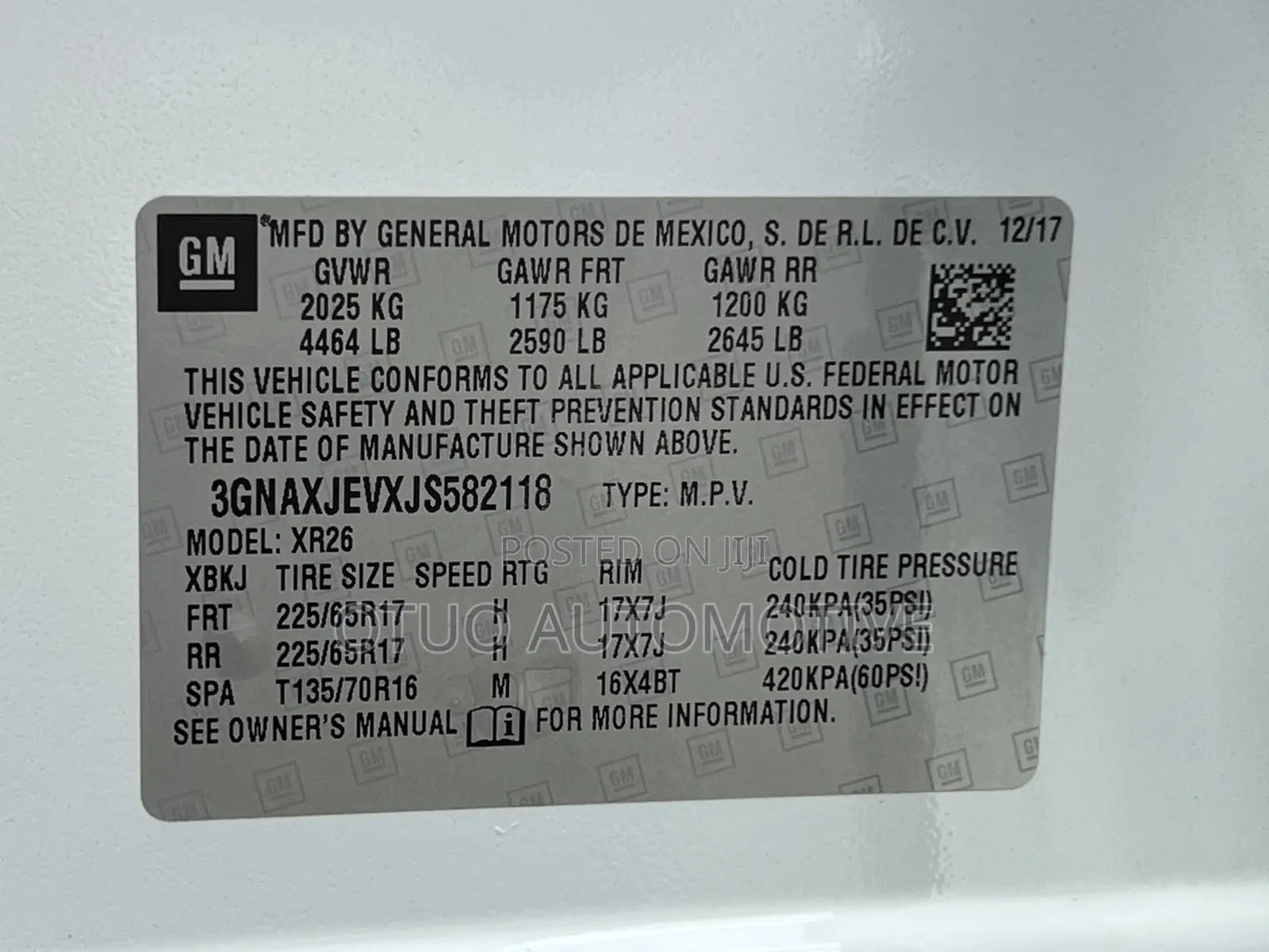 Chevrolet Equinox LT w/1LT AWD 2018 White