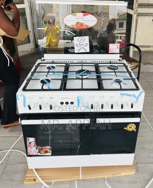 Affordable Mediatech Freestanding 5 Gas Burner With Oven Grill 