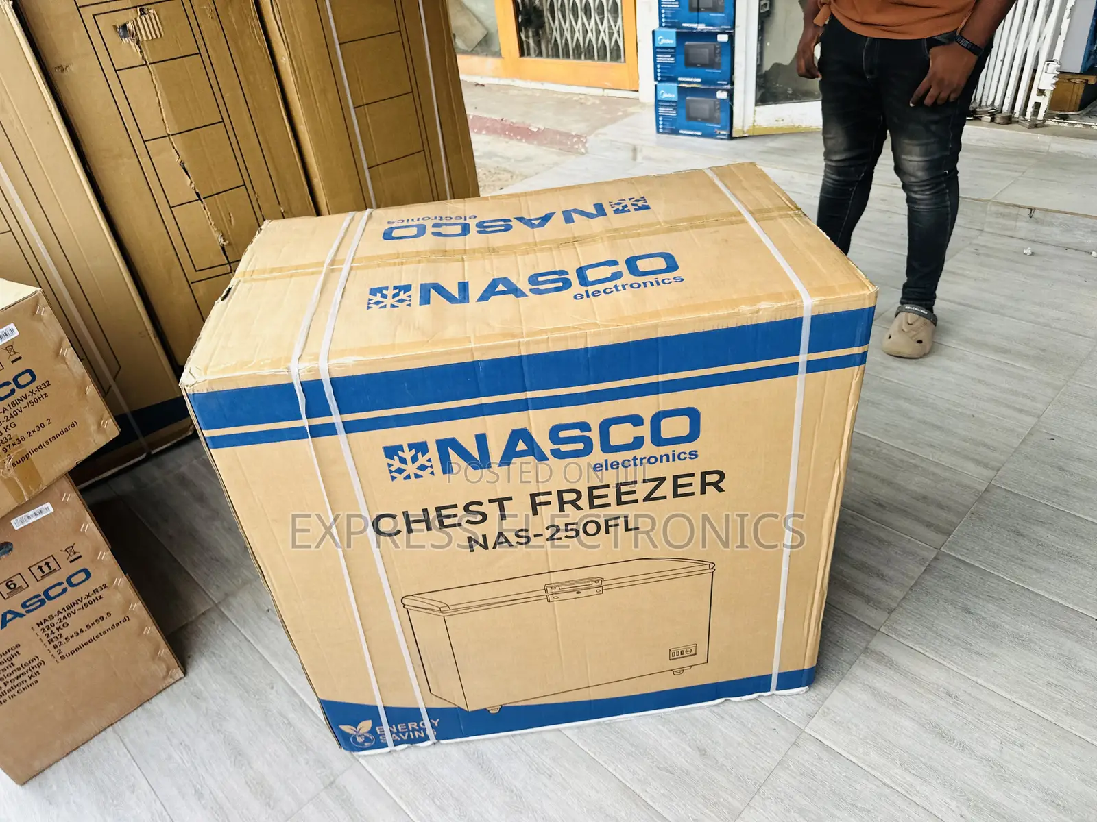 Brand New Chest Freezer Nasco Nas-250fl