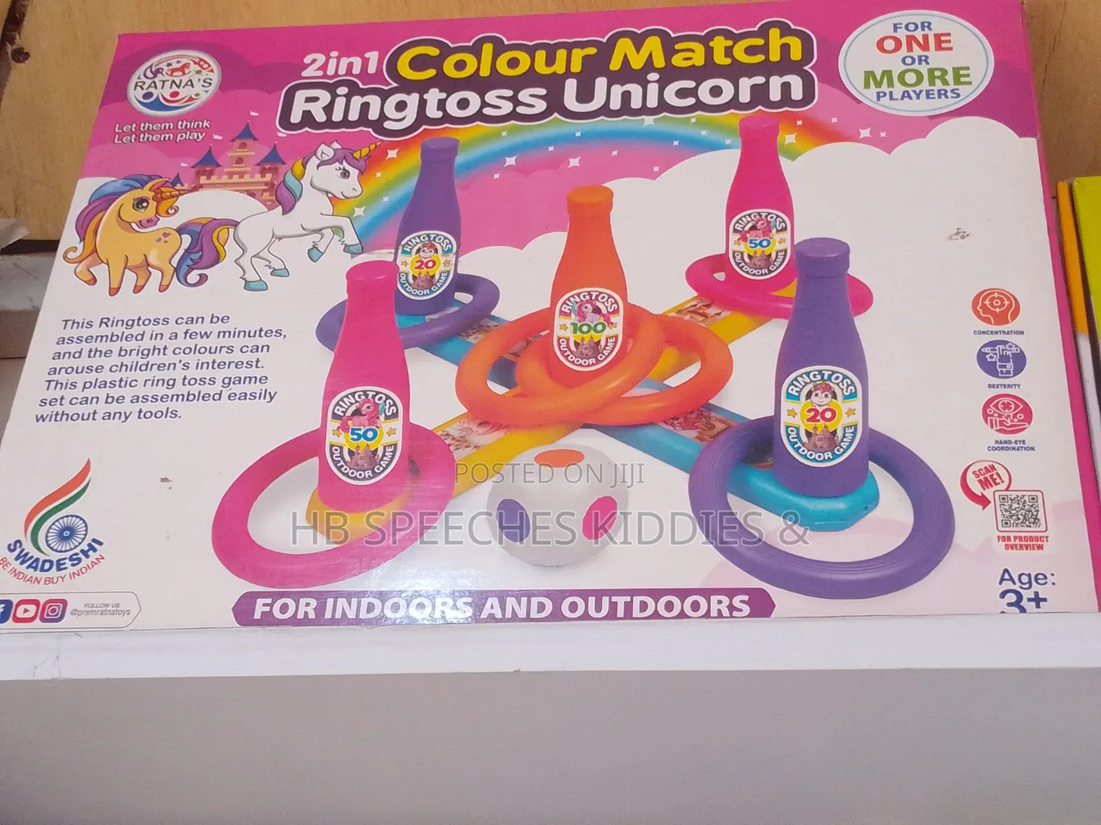 Colour Match Ringtoss Unicorn (2in1)