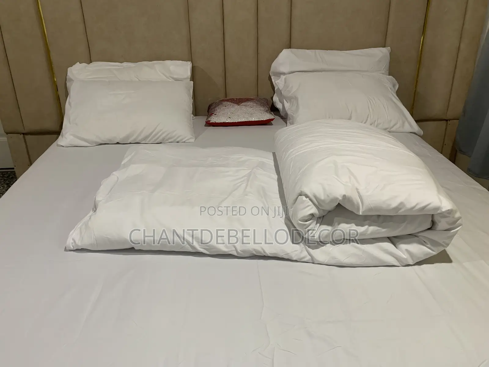 Fresh Culture King Size Premium Super Soft Removable White Duvet Set