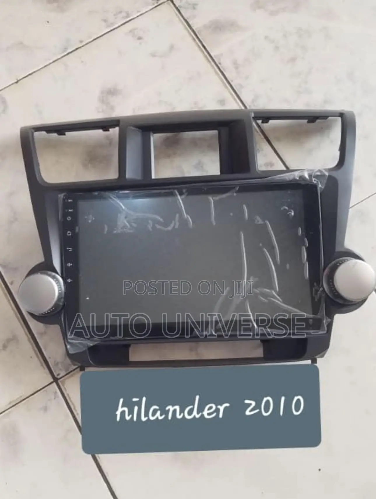 Toyota Highlander 2008, 2009, 2010, 2011 and 2012 Android Screen