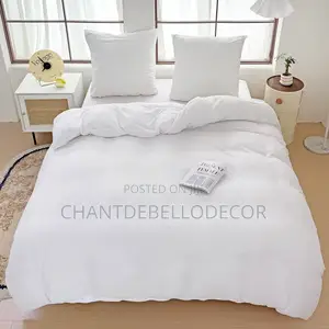 Fresh Culture King Size Premium Super Soft Removable White Duvet Set