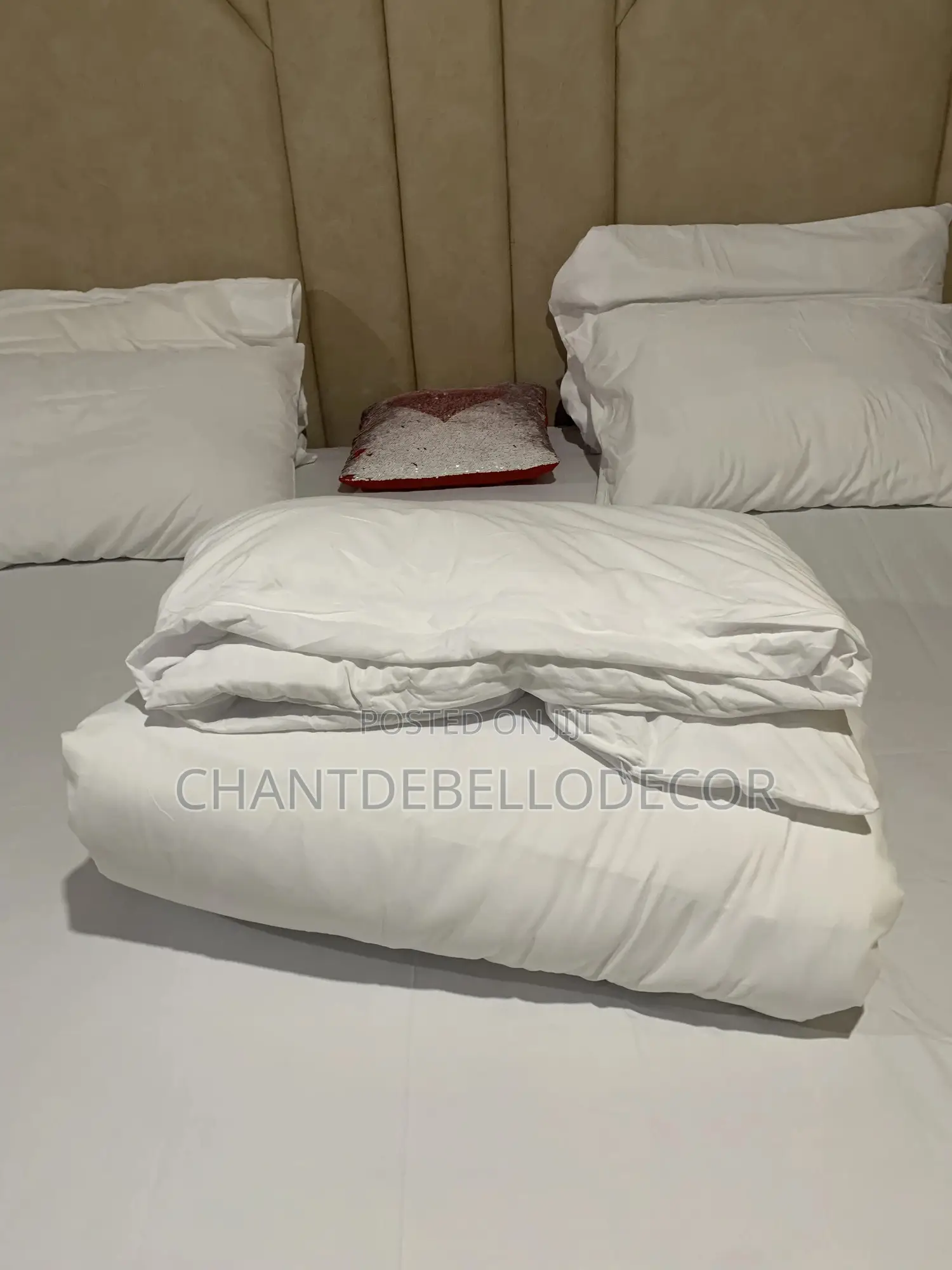 Fresh Culture King Size Premium Super Soft Removable White Duvet Set