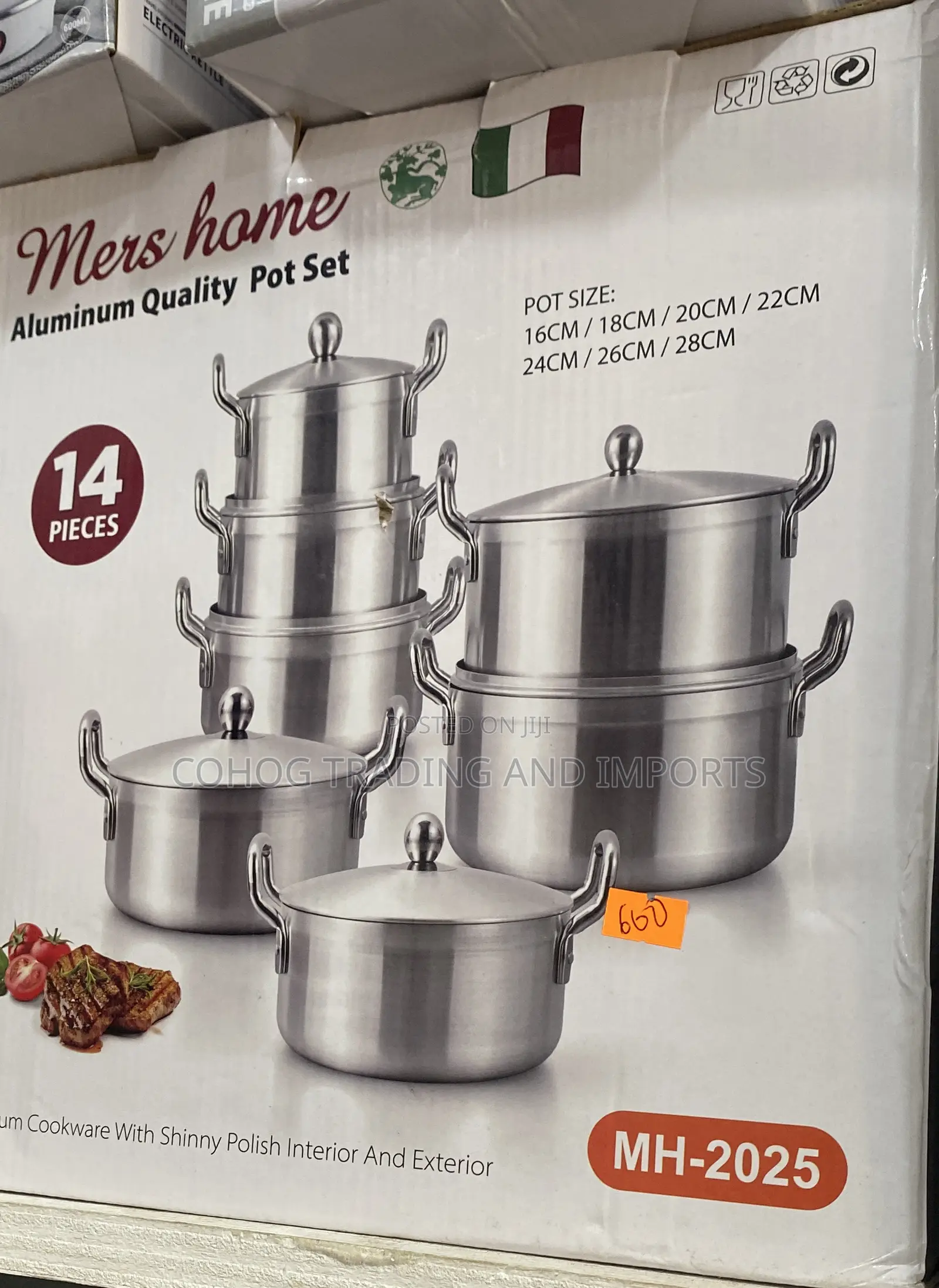 14 Pieces Aluminum Set