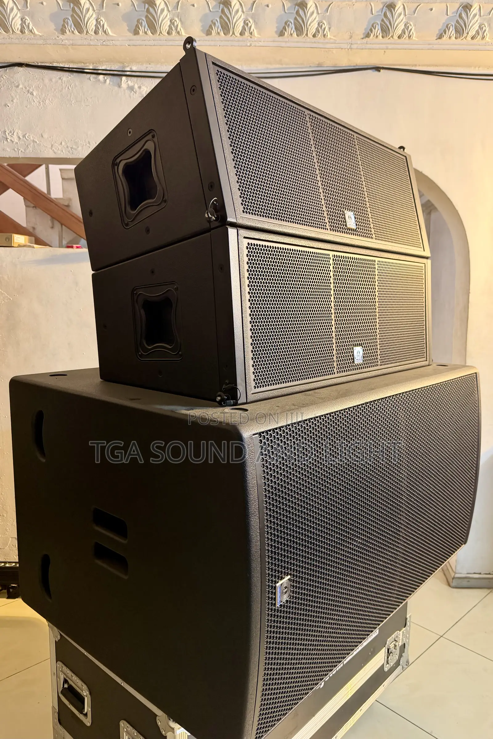 Sound Bullet Passive Line Array Set[4pcs Mid, 2pcs Double Bass]