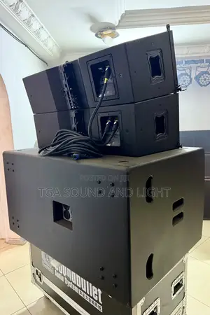 Sound Bullet Passive Line Array Set[4pcs Mid, 2pcs Double Bass]