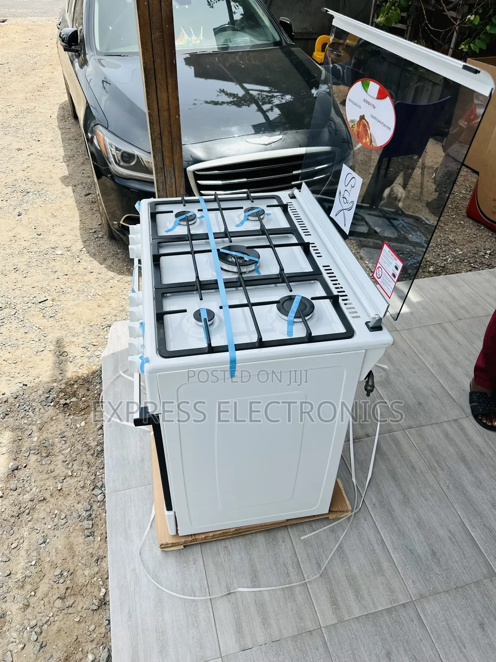 Ultra Modern Sleek Gas Cooker Oven 60/90 Midea Tech 5b