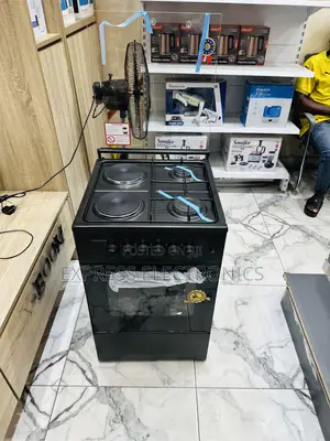 Ultra Modern Black Gas Electric Cooker 2-2 Oven