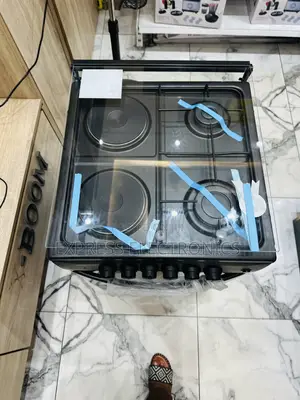 Best Buy for Less Volcano 2-2 Stove Gas Cooker Oven Black