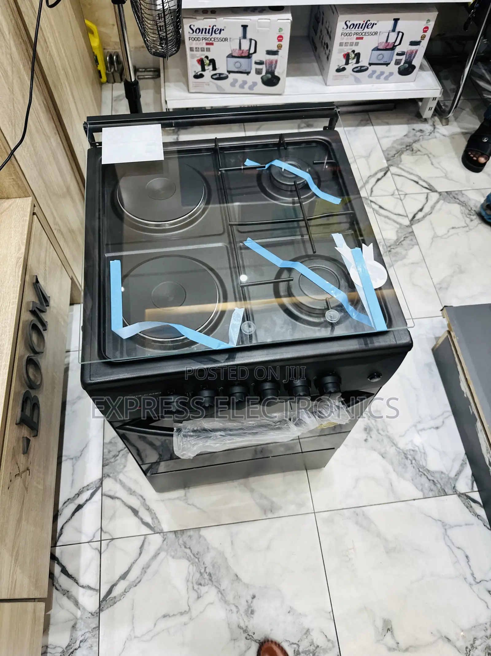 Long Lasting Effects Gas Electric Stove Oven Black 2-2