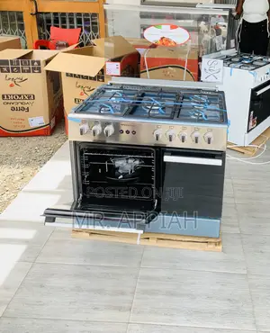 Durable Mediatech 60x90 Freestanding 5 Gas Burner(Gray) 