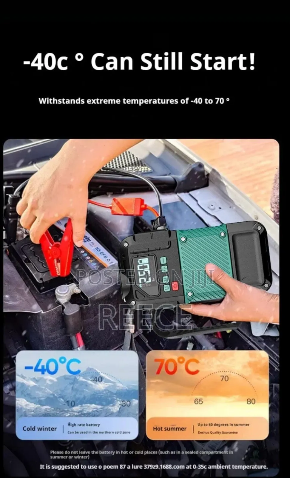 Car Power Supply and Tire Inflator Machine
