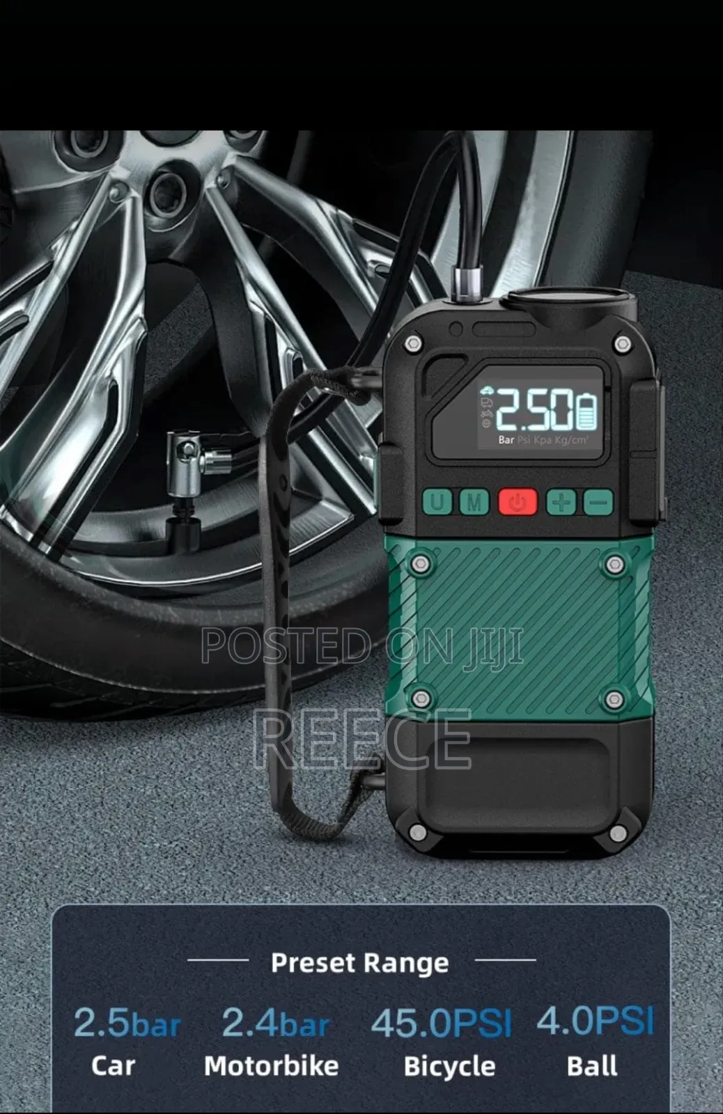 Car Power Supply and Tire Inflator Machine