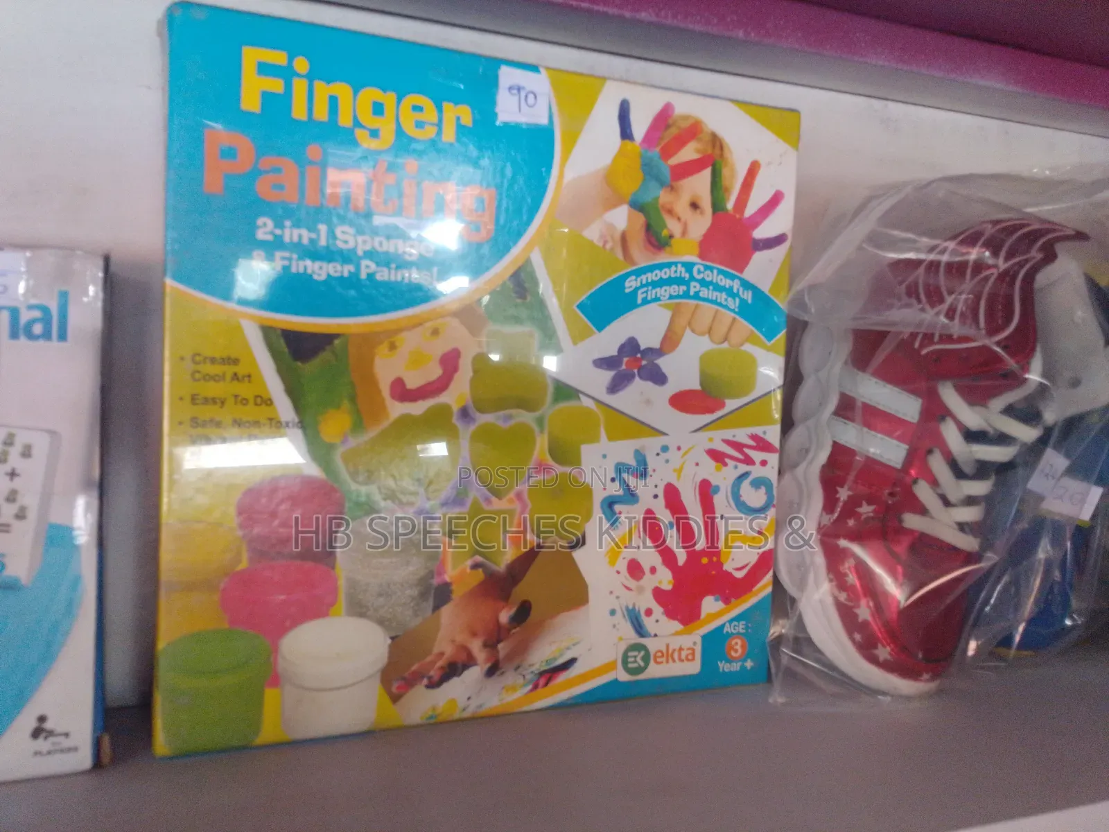 Finger Painting 2 In 1 Sponge Finger Paints