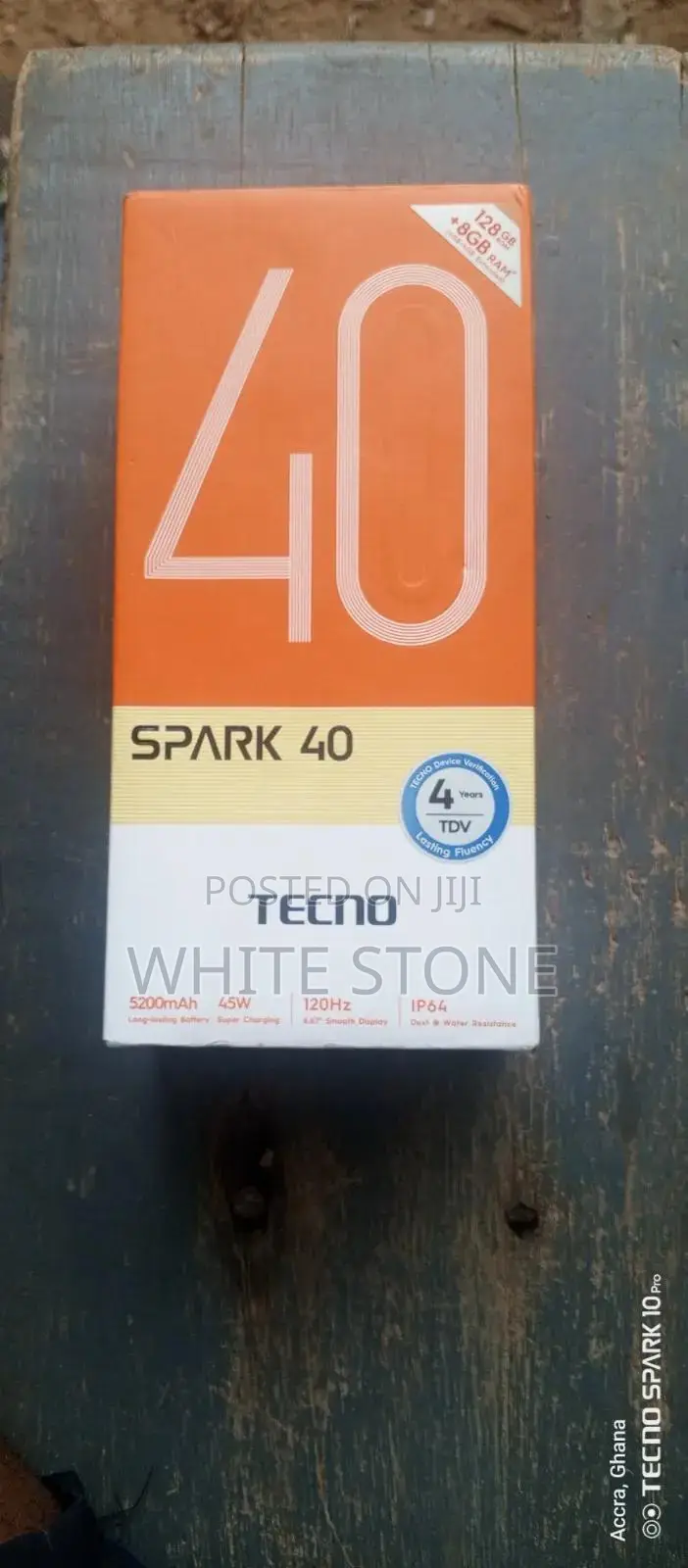 New Tecno Spark 40 128 GB Black