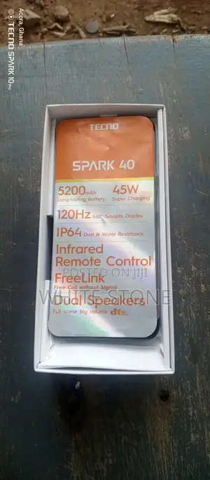 New Tecno Spark 40 128 GB Black