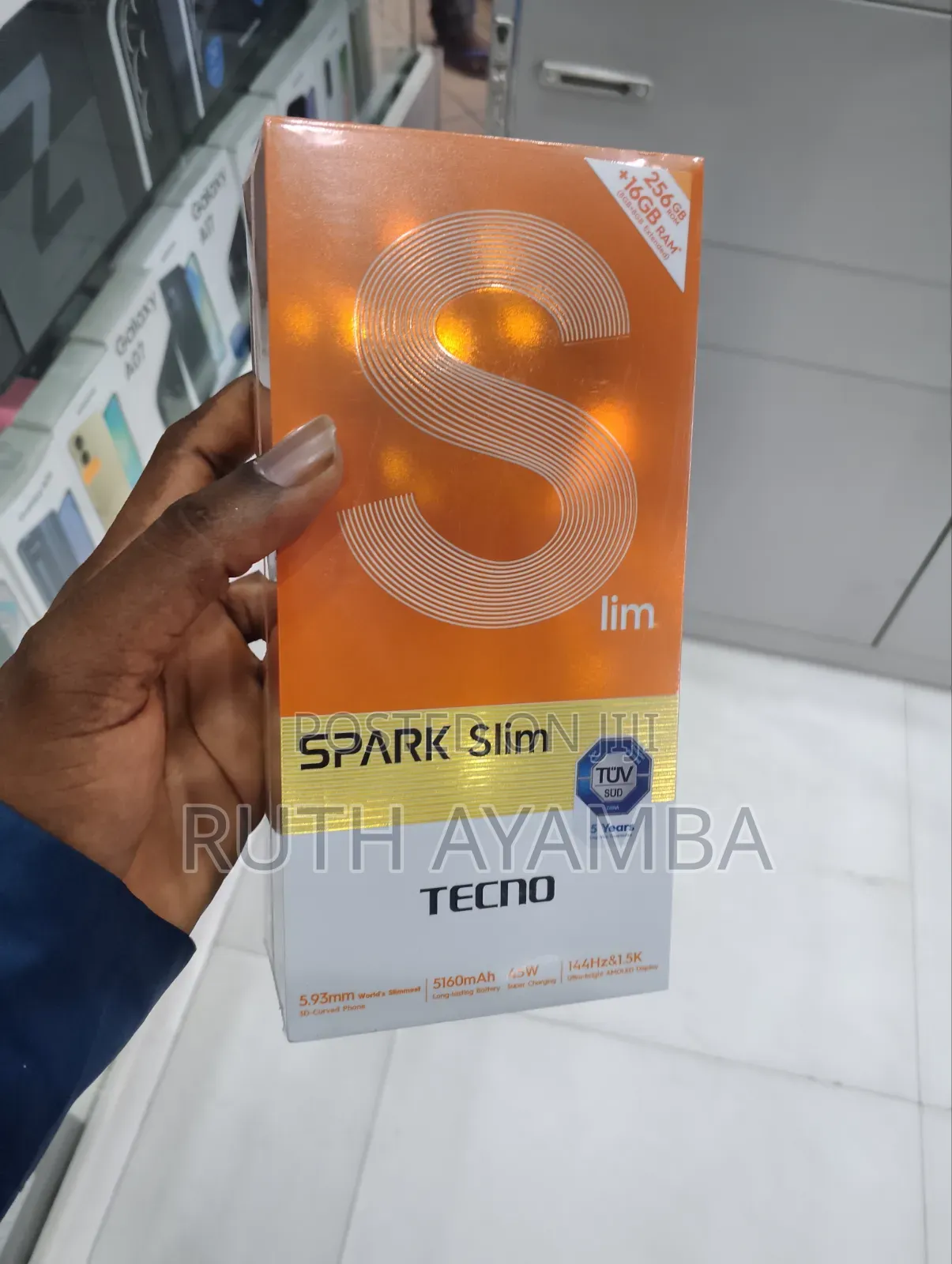 New Tecno Spark Slim 256 GB Black