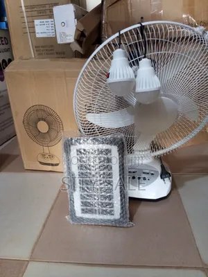 14 Inch Ac/Dc Rechargeable Fan With Super Bright Led Light