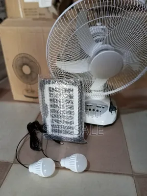 14 Inch Ac/Dc Rechargeable Fan With Super Bright Led Light