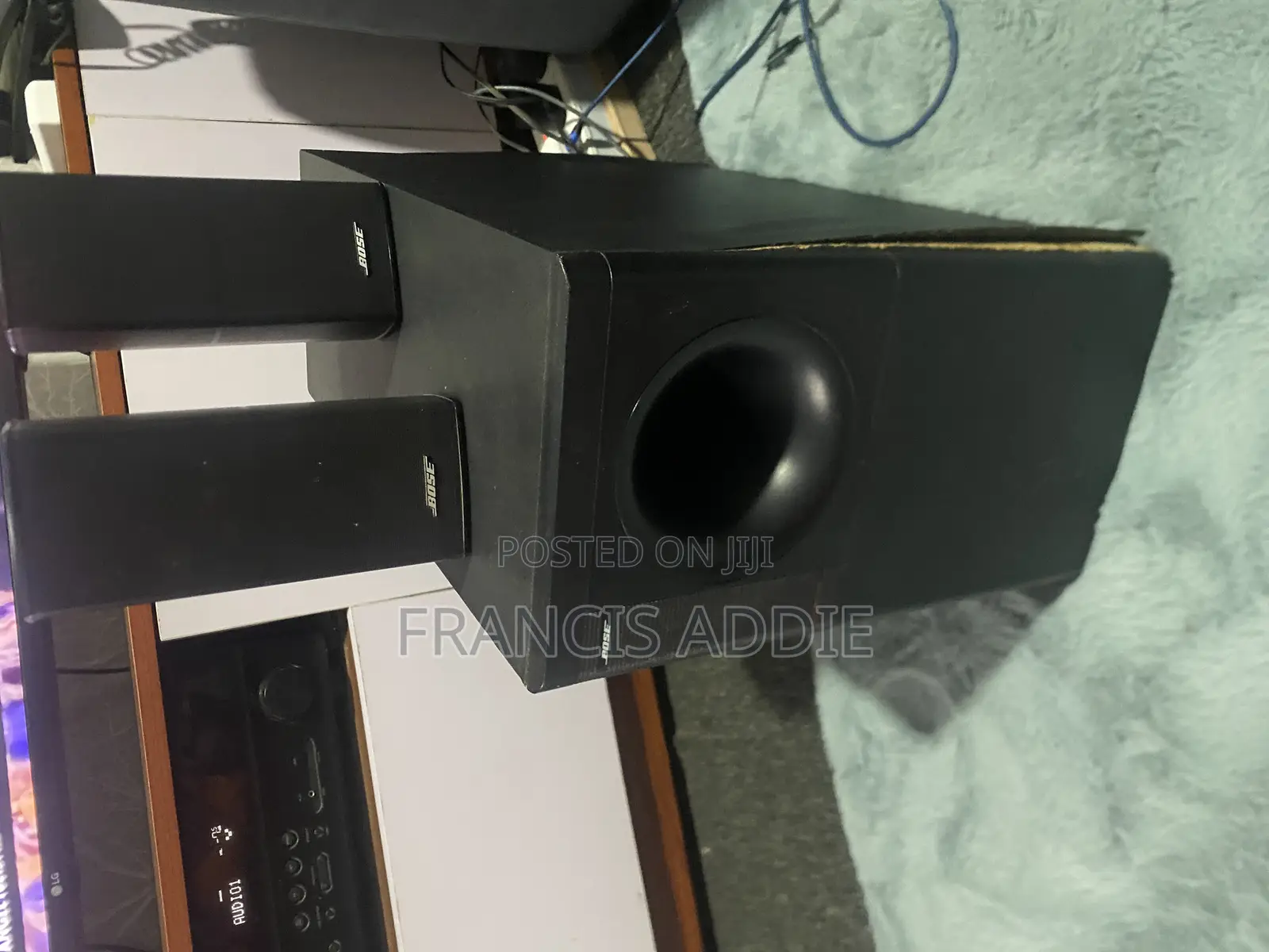 Booking Code :- Speaker Stereo Bose Acoustimass3