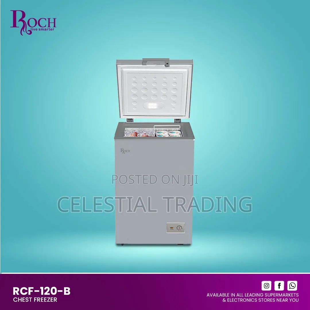 Roch Chest Freezer 100 L (Rcf-120-B)