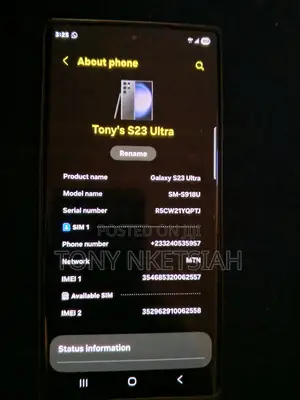 Samsung Galaxy S23 Ultra 256 GB Black