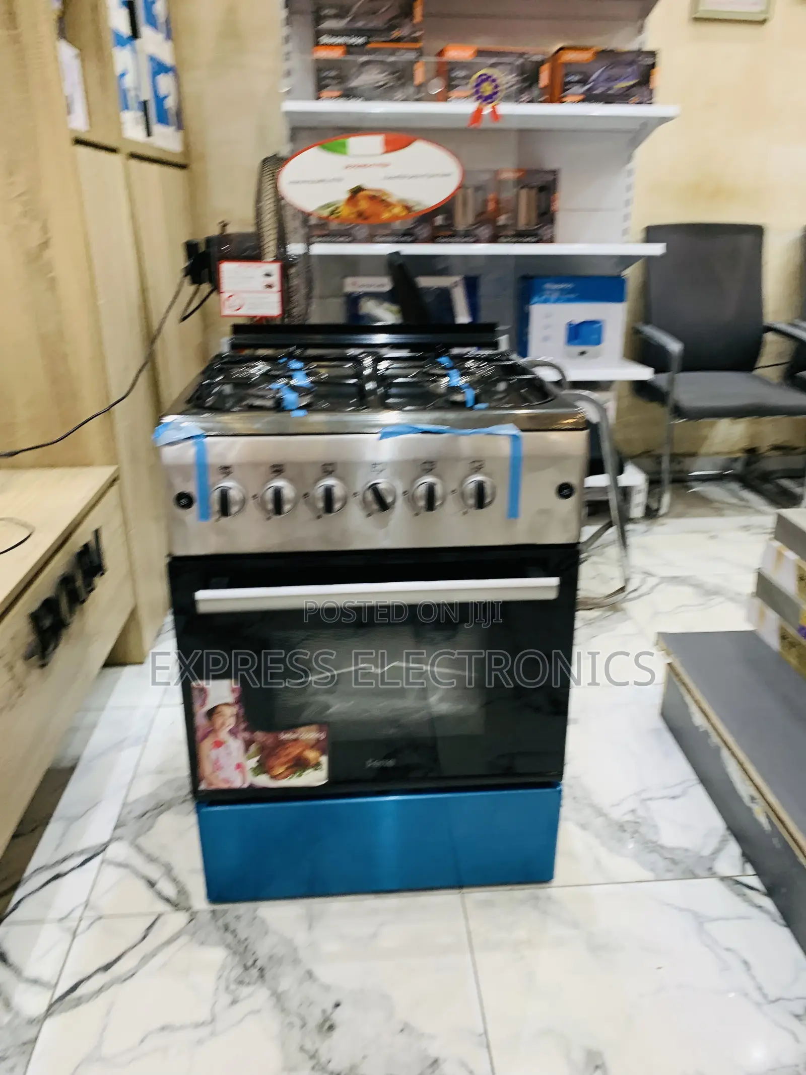 60/60 4burner Gas New Line Gas Stove Oven