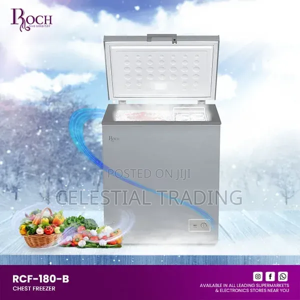 Roch Chest Freezer 145l (Rcf-180-B)