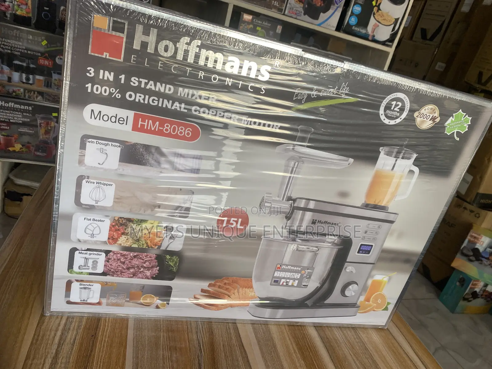 Original 3in1 Stand Mixer( 15l ). Free Delivery