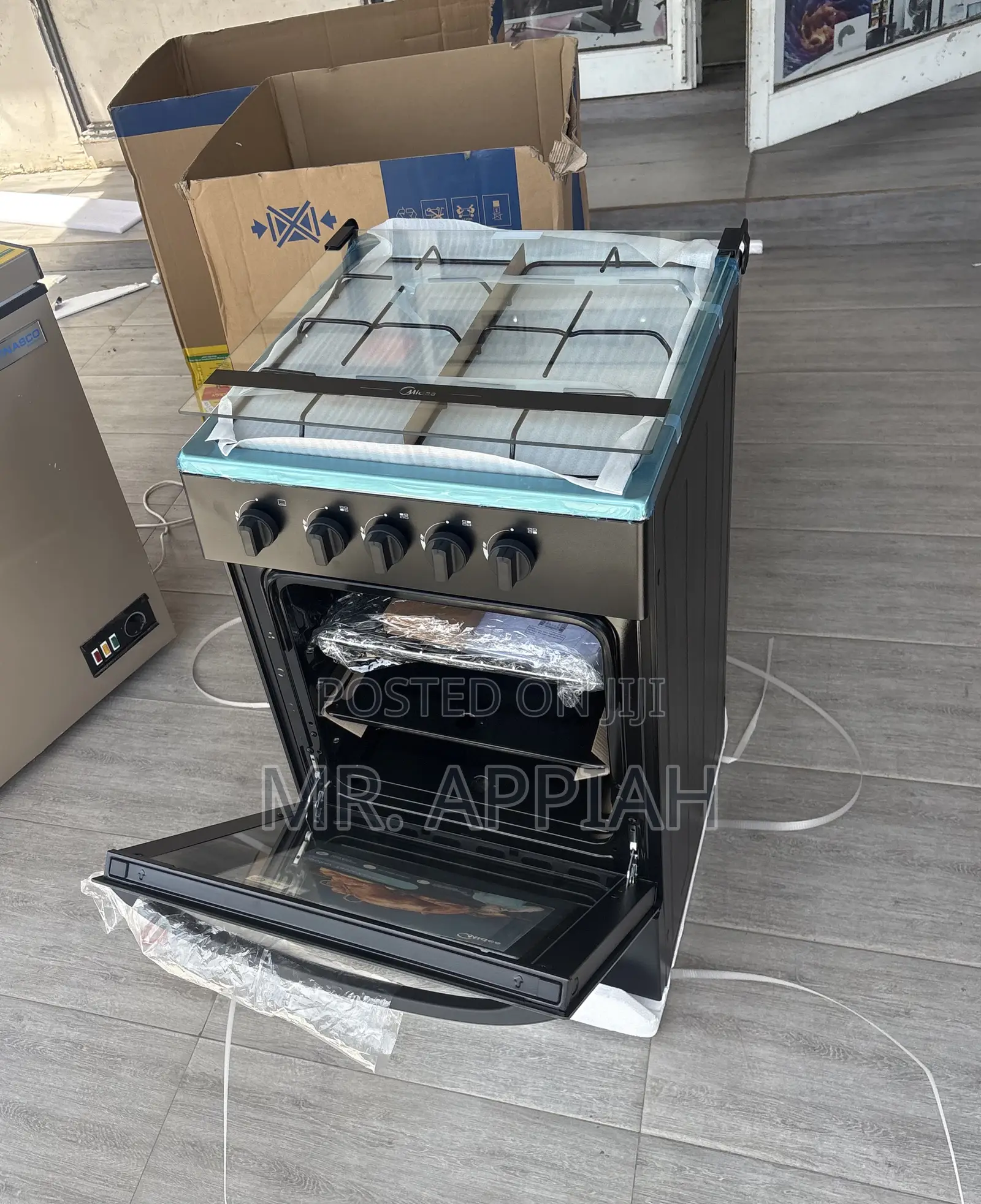 Durable Midea Freestanding 4 Gas Burner With Grill(50x50cm)