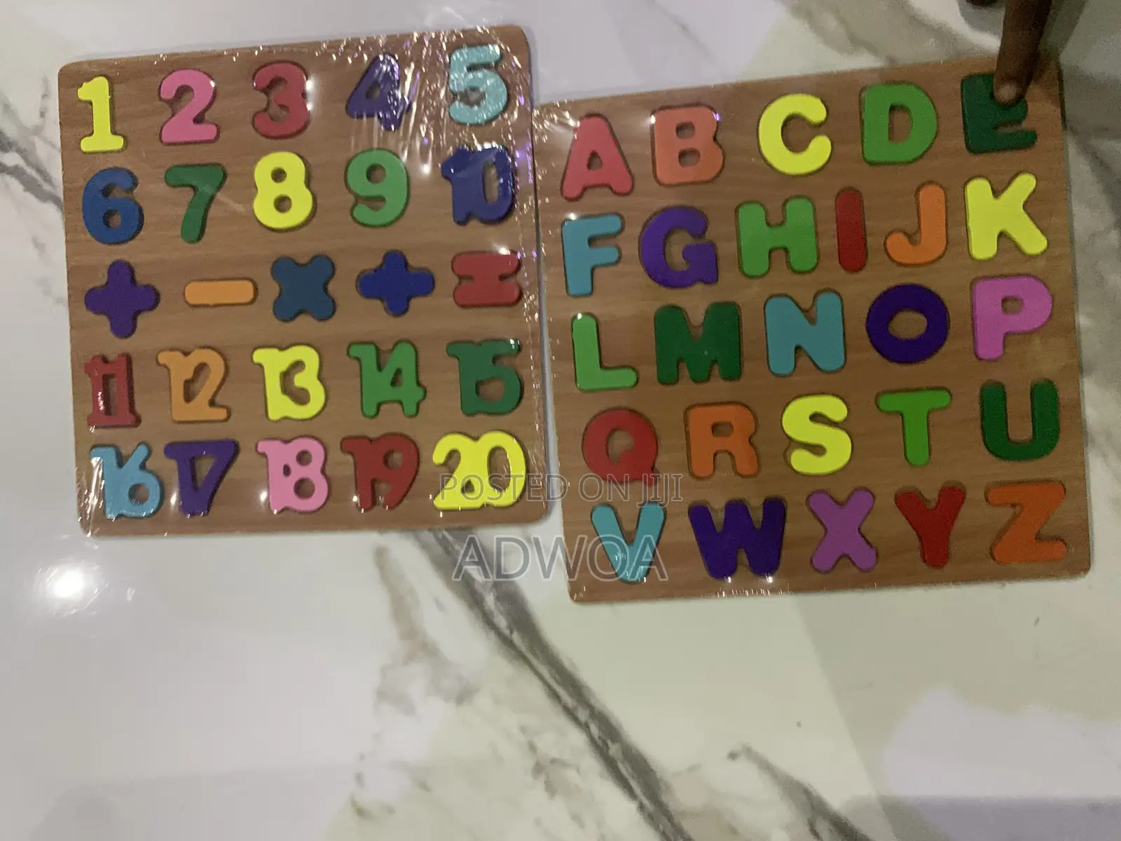 Wooden Toddler Alphabet and Letters Set