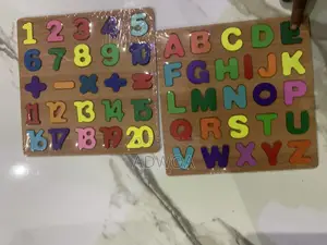 Wooden Toddler Alphabet and Letters Set