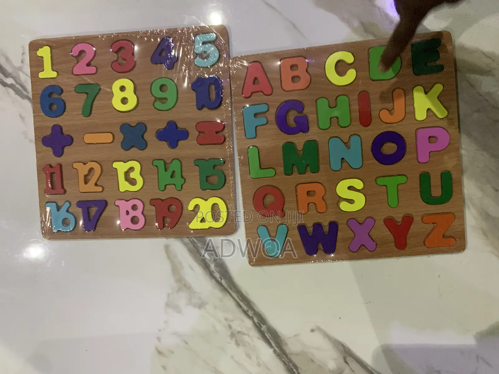 Wooden Toddler Alphabet and Letters Set
