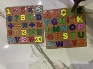 Wooden Toddler Alphabet and Letters Set