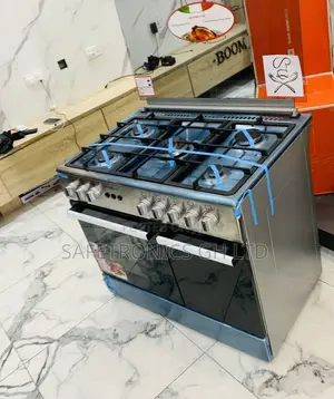 Essential New Mediatech 60x90 Gray Gas Cooker