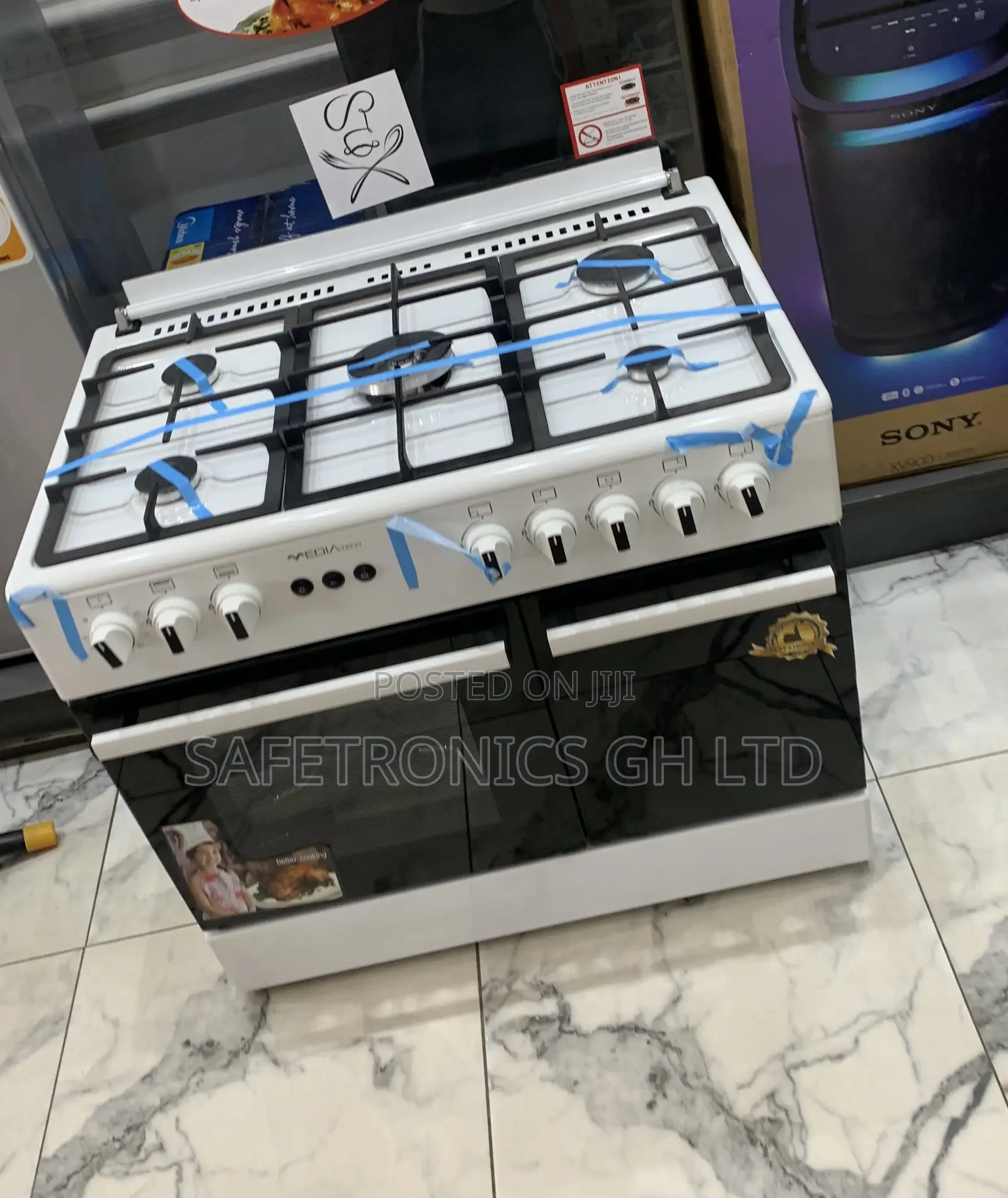 Most Affordable Mediatech 60x90 White Gas Cooker
