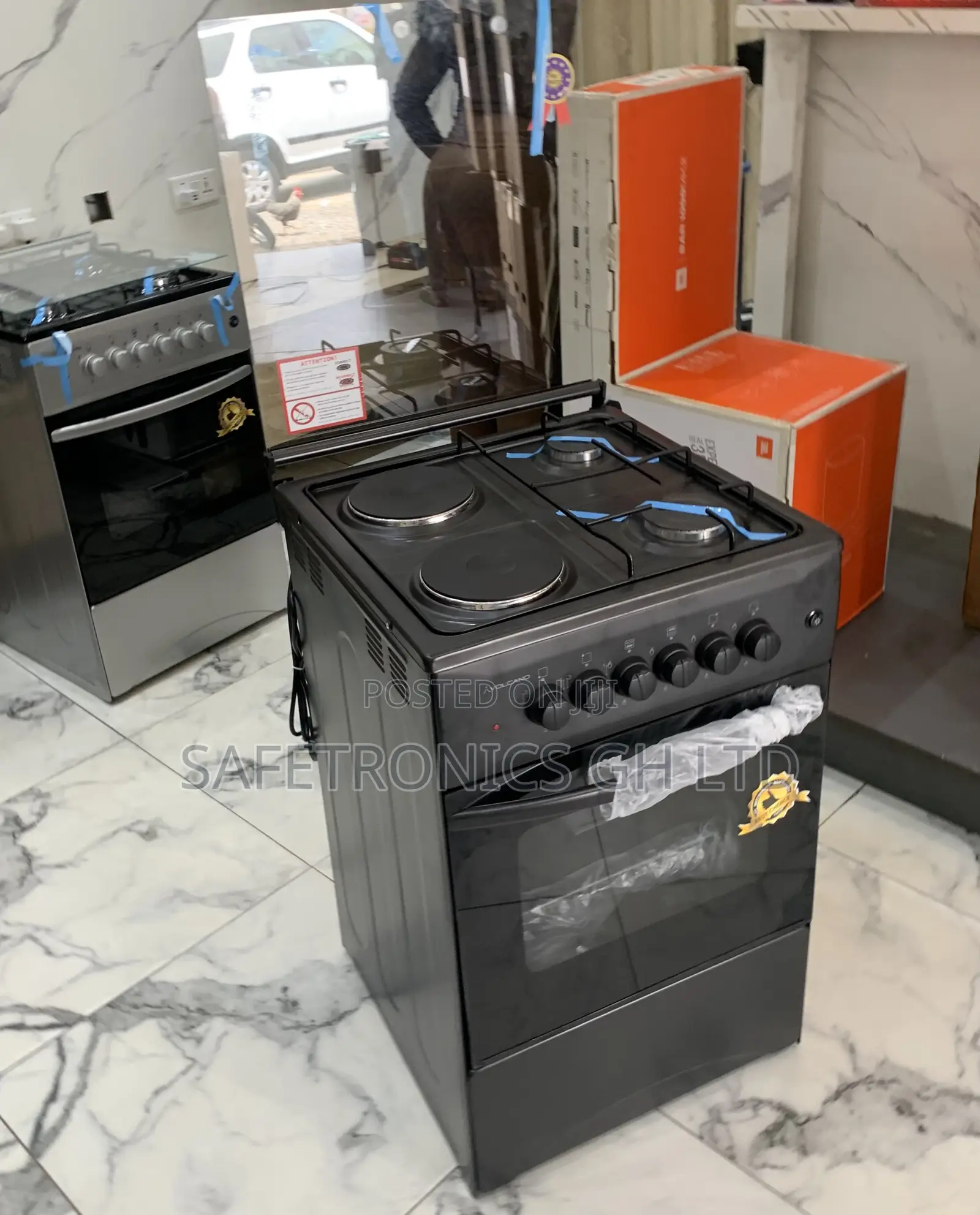 Super Reliable Volcano 2 Gas 2 Electric Stove (50x50cm)